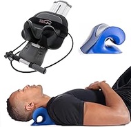 ComforTrac Deluxe Home Cervical Traction Kit 2.0, Bundle with ComforTrac Wave Neck Support & Stretch