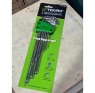 Kunci L Set Tekiro 9 Pcs Bunga HK-TA1206
