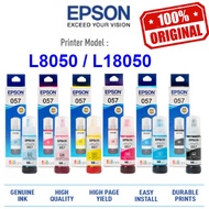 ORIGINAL Epson 057 ink bottle for L8050, L18050 Printer (Black Cyan Magenta Yellow Light Cyan Light 