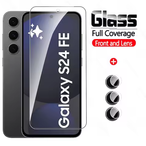 Glass For Samsung Galaxy S24 FE Tempered Glass Camera Lens Film SamsungS24FE GalaxyS24FE S24FE S 24 