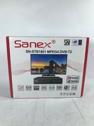 SET TOP BOX SANEX / STB RECEIVER TV DIGITAL DVB T2 SANEX 