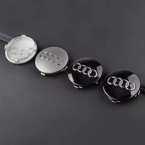 4PCS 59mm Car Wheel Center Hub Caps Tire Rim Covers Replacement Decoration For AUDI S A4 B8 B6 B9 B7