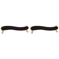 wsustore--2X Professional Maple Wood Violin Shoulder Rest Adjustable 3/4 4/4 Size