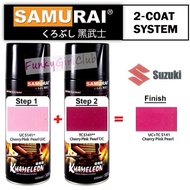 Samurai S141 Suzuki Pearl Cherry Pink 2 Coat System Spray Paint 400ml TCS141 UCS141 141