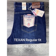Seluar Jeans TEXAN Regular fit 808-B2-MBL Warna Biru 👉free  Holder👍