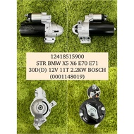 BMW X5 X6 E70 E71 30D (D) 12V 11T 2.2KW BOSCH NEW STARTER (0001148019/12418515900)