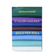 Gina Geena Pongee Fabric Tela Cloth Quality Textiles SOLD PER ROLL