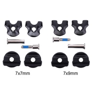 Bicycle Seat Pipe Clamp Conversion Sleeve Bicycle Seatpost Clamp for Carbon Saddle Rails 7x9/7x7mm
