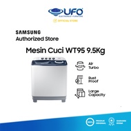 Samsung Mesin Cuci 2 Tabung, WT95H3330MB - 9,5 Kg