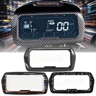 BEAUTYSTARTING Motorcycle Dashboard Cover Instrument Panel Protector with Clear Screen Shield Waterp