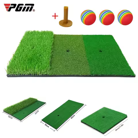 PGM Golf Hitting Mat Artificial Turf Golf Hitting Training Aids Golf Tees Golf For Practice