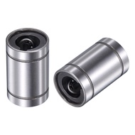 LM8GA Bearings 8mm Bore 15mm OD 24mm Length Steel Linear Ball Bearings สำหรับอุปกรณ์งานฝีมือ DIY เคร