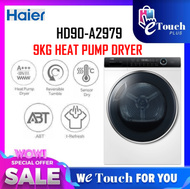Haier [ HD90-A2979 / HD100-A2939S ] 9KG/10KG Heat Pump Dryer With Reversible Tumble Energy Saving