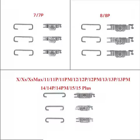 1 Set Power on/ off and volume Internal Badge holder buttons For iPhone 11 12 13 14 15 Pro Max X XR 