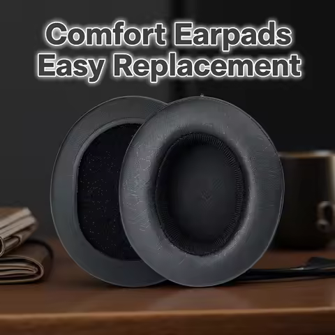 INOWWONI Replacement Earpads For Fnatic React Headphones Ear Cushion Pads Cover Earmuffs Headset Hea