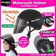 Adult Motor Helmet AS FISH Motorcycle Helmet Dark Visor Topi Keledar motor bike helmet 摩托安全帽