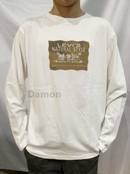 Levi's Graphic LongSleeve White Tee / Kaos Lengan Panjang Pria Levis