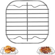 Rak Kawat Air Fryer 8''×8'' untuk Gourmia GAF716 GAF798 7QT Air Fryer, Aksesori Alat Ganti Air Fryer
