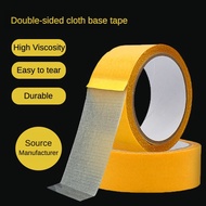 Strong Double-Sided Adhesive Tape Floor Fabric Carpet Tape Yellow Mesh Waterproof  Fixation Anti-Sli