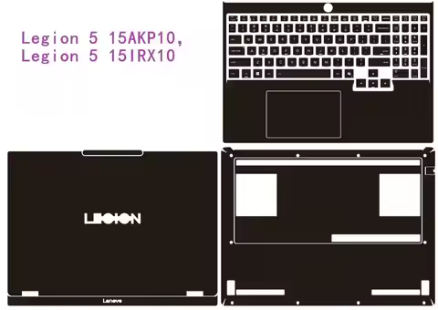 Pre Cut Laptop Vinyl Decal Cover Sticker Skin For 2025 Legion 5 5i Gen10 15 inch Legion 5 15APH10 15