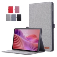  For Lenovo Tab 10.1 inch 2025 tb311fu tb311xu Case Soft Fabric Flip Stand Tablet Shell For Funda L