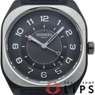 Pre-owned Hermès H08 GM 39mm Automatic Watch, H08 GM SP1.741a/W049431WW00, Titanium/Rubber Men's Wat
