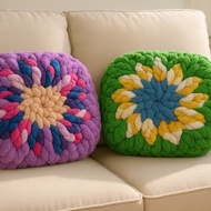 體驗活動 冰島毛線手編課程- 雙面復古窗花抱枕 (可使用文化幣)