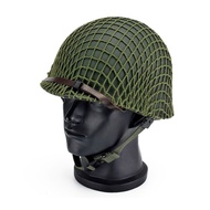 #key# 、】【 Military Steel M1 Helmet Tactical US Army Replica Protective Helmets WWII WW2 Outdoor CS P