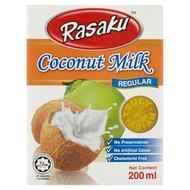 ✨Rasaku Coconut Milk Regular-Santan 200ml