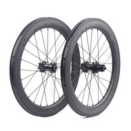SILVEROCK SR50C Carbon Wheels 451 20" 1 1/8" 22in 406 Disc Brake 50mm Clincher Aero for NEO FIT Blast Minivelo Folding Bike Wheelset