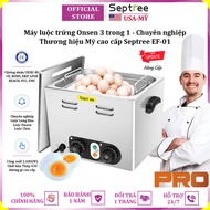 Professional Onsen egg boiling machine for restaurants and hotels Septree EF-01 2600W, basket contai