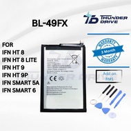 Thunder Drive Battery Compatible For IFN HT 8 HT 8 LITE HT 9 HT 9P SMART 5A SMART 6 BL-49FX