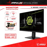 MSI Gaming Monitor MAG274QRF-QD E2 / QRFW (Rapid IPS, 180hz, 1ms, WQHD Resolution, Quantum Dot) [3 Y