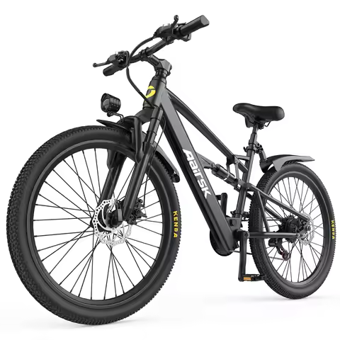 Aairsk F1 Adult Mountain Ebike 748W Motor 36V 13Ah Battery Urban Electric Bicycle 26*1.95" Tire Dual