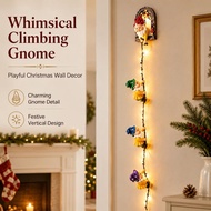 Christmas Gnome String Lights, Gnome Climbing String Lights