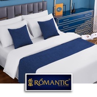 Bed Runner / Selendang kasur Blue by ROMANTIC standard Hotel minimalis