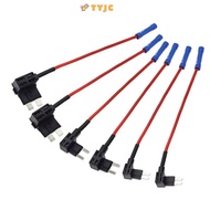 TYJC Fuse Tap Adapter, 12V/24V Mini Car Fuse Holder Tap, Standard Add-a-Fuse