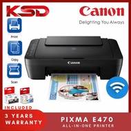 Canon Pixma Ink Efficient E470 Wireless All-In-One Printer