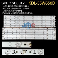 Backlight TV SONY 55 Inch KDL-55W650D GJ-2K16-550-D712-S1-R