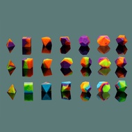 D D20 Seven Types Digital Multi-Sided Silicone Dice Set COC Running Team Game Accessories DND Board 