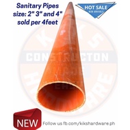 ♞,♘Pvc Pipe Orange 4 feet