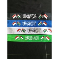 Arraya Alliwa Palestine cloth tauhid headband satin.