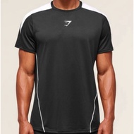 [100% Original] Gymshark Arrival Block Tee Regular Fit Black