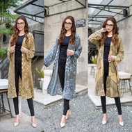 cardigan batik wanita outer panjang rayon jumbo lengan panjang ld 110 premium terbaru Kekinian Blazer Outerwear Premium Jumbo Big Size LD 110 Fashion Cewe Kardigan Oversize Murah