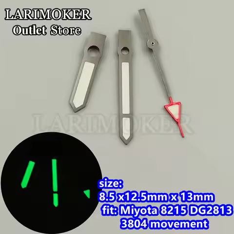 LARIMOKER luminous hands fit NH35 NH36 ETA 2824 2836 Miyota 8215 DG2813 3804 movement