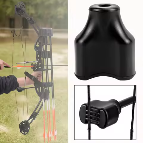 Compound Bow String Stopper Archery Bow String Stabilizer Suppressor for Shooting Hunting Accessorie