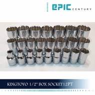 Kingtoyo Standard Chrome 12Pt Box Socket 8Mm-32Mm