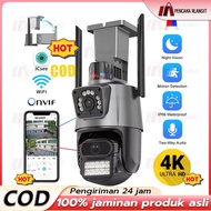 UNIG IP Camera CCTV 8MP 4K Dual Lens Outdoor Wifi Camera Outdoor Waterproof Auto Tracking 360 Degree