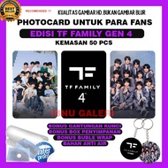 GANTUNGAN " PHOTOCARD SHOWCASE " TF FAMILY GEN4 PHOTOCARD 50PCS" FREE KEYCHAIN, Mrchendise
