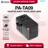 AUKEY Universal Travel Adapter PA-TA09-BK Type C 100W 4 In 1